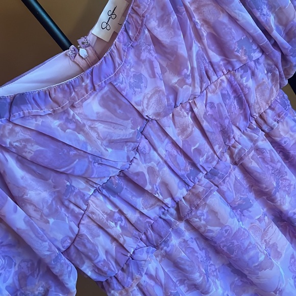 JESSICA SIMPSON Layla Lilac Dress - Picture 4 of 13